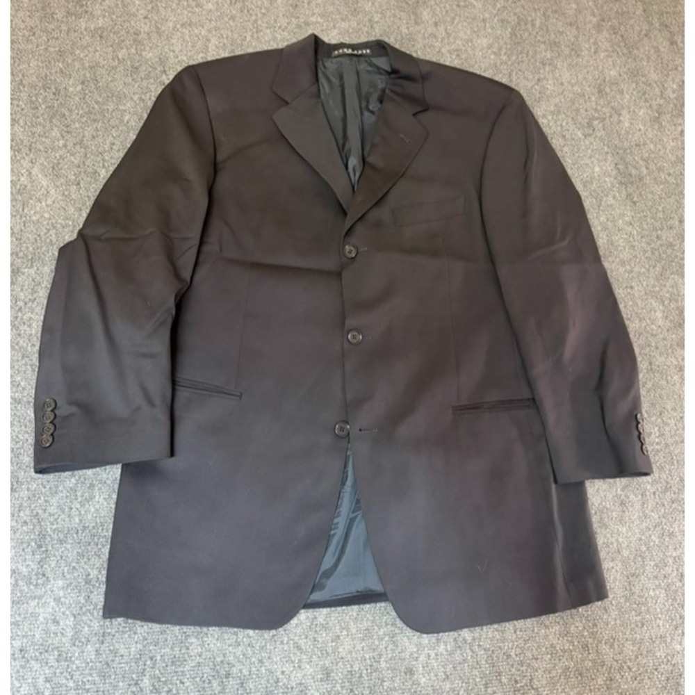 Hugo Boss Mens Blazer Navy Blue Loro Piana Wool 3-Button Suit‎ Jacket Size 42R